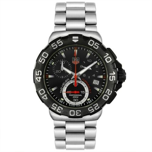 TAG Heuer Formula 1 Quartz Chronograph 41 Steel / Black / Bracelet